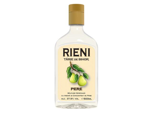 Rieni tarie de Bihor, Bautura spirtoasa cu aroma si concentrat de pere, alc.37,5% vol., 0.5L PET