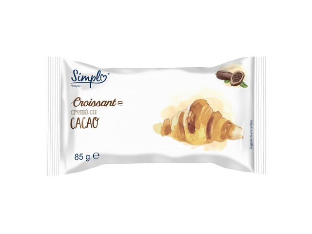 Croissant cu crema cu cacao 85g