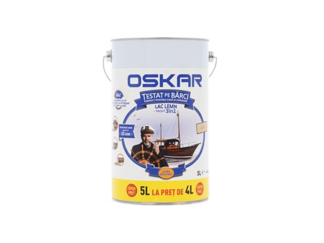 Lac pentru lemn Oskar Yacht 3 in 1, incolor, interior / exterior, 5 l