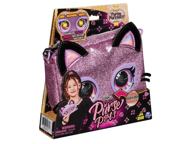 Gentuta interactiva, Purse Pets, Pisicuta Purdy Purrfect, 20143617