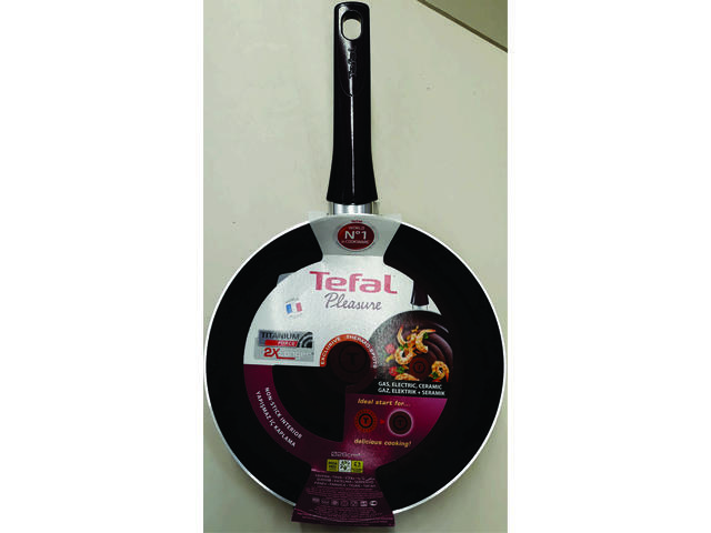 Tigaie Pleasure 26 cm, rosu, Tefal