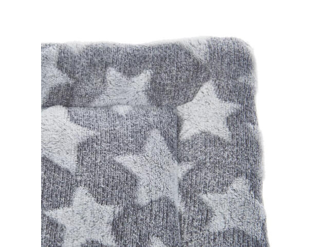 Culcus pentru caini si pisici Auchan, 58 x 41 cm, gri