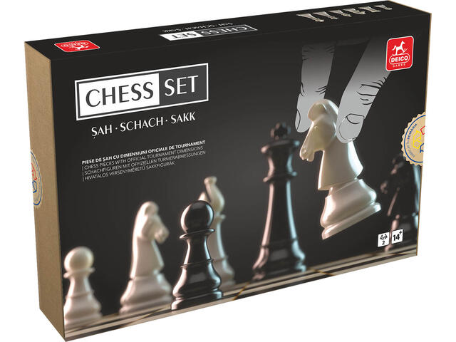 Joc colectiv Sah Deico Games, din plastic, 32 piese