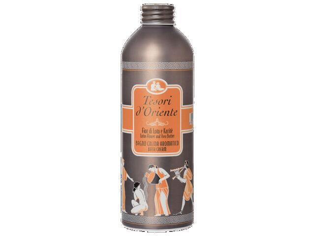 Crema de baie Tesori D'Oriente Lotus si unt karite, 500 ml