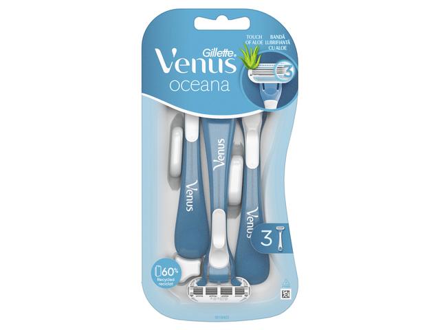 Aparat de ras de unica folosinta Pentru Femei Venus Oceana,,Gillette,3 Bucati