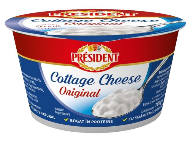 Cottage Cheese Original 180 N, President
