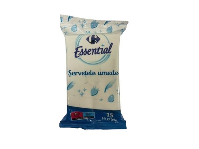 Servetele Umede 15buc Carrefour Essential