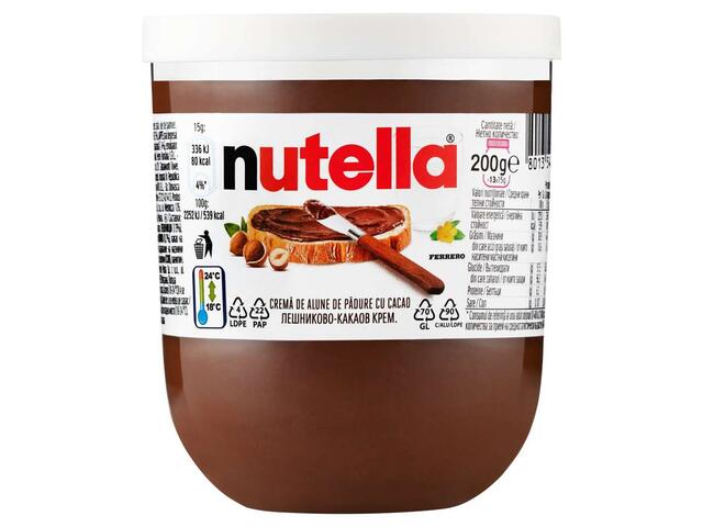 Nutella Crema de alune de padure cu cacao 200 g