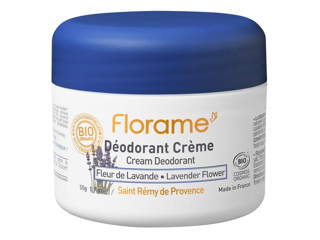 Deo crema BIO flori de lavanda 50g, FLORAME