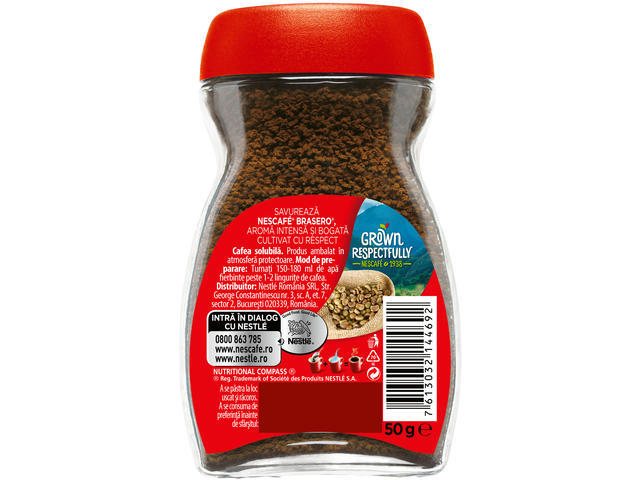 Cafea Instant, Nescafe Brasero, 50g