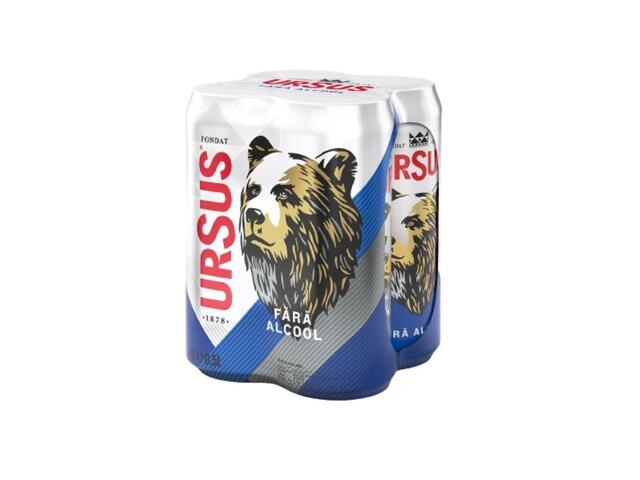 Ursus Bere Blonda Fara Alcool 4 X 0,5 L