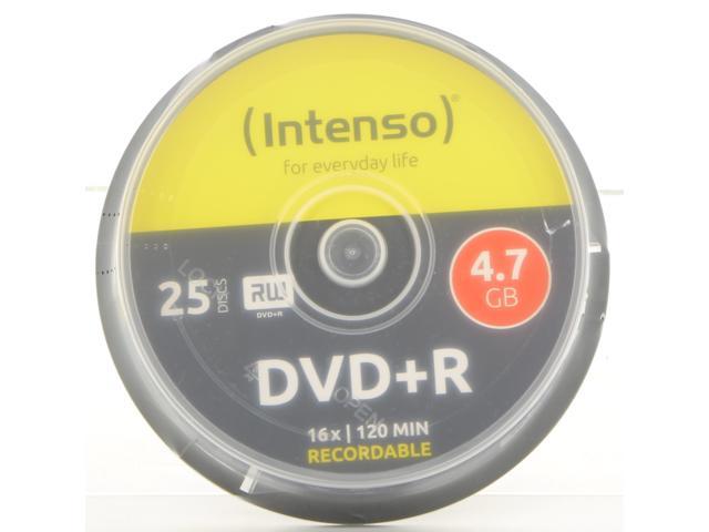 Cake Box Intenso cu 25 buc DVD+R 4.7GB, 16x