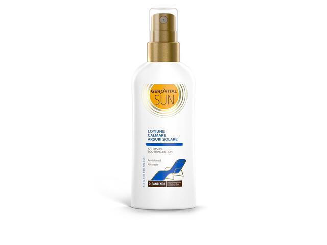 Lotiune calmare arsuri solare Gerovital Sun, 150ml