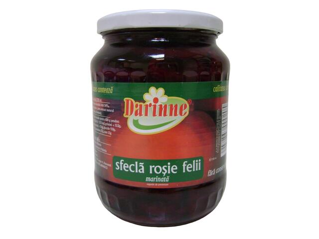 Sfecla rosie felii Darinne, 720 ML