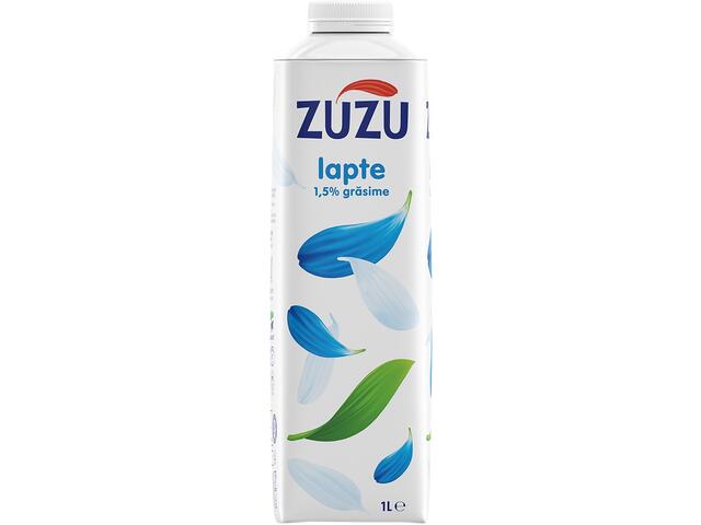 Lapte semidegresat 1.5% grasime Zuzu 1L