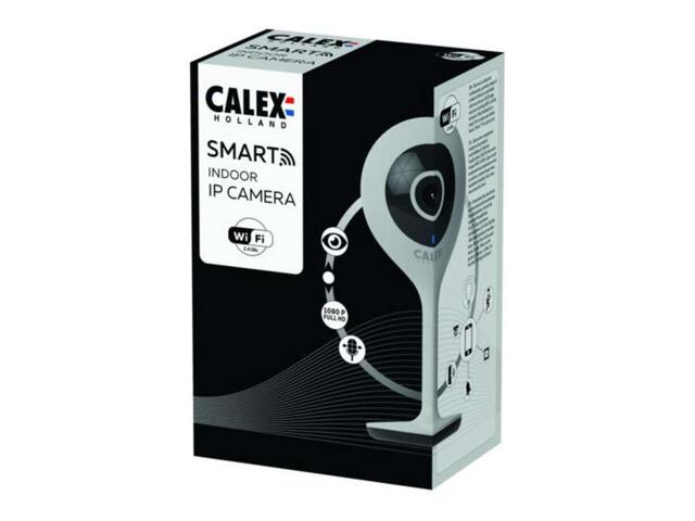 Camera de supraveghere video pentru interior Calex, tehnologie IP, conectivitate Wifi, Alb