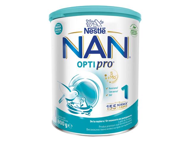 Nestle NAN OPTIPRO 1 HMO Lapte de inceput pentru sugari, de la nastere, 800g