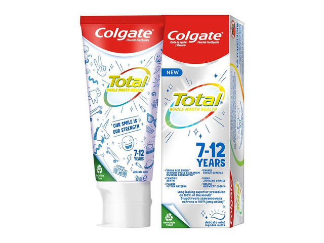 Pasta de dinti Colgate Total Junior, 50 ml