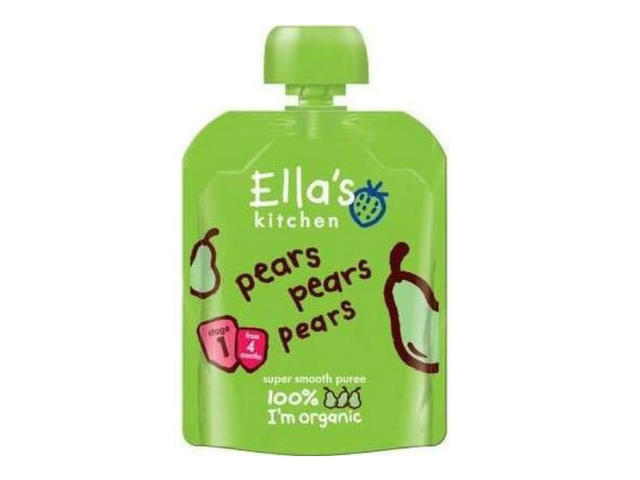 Piure de pere Ella's Eco, 70 g