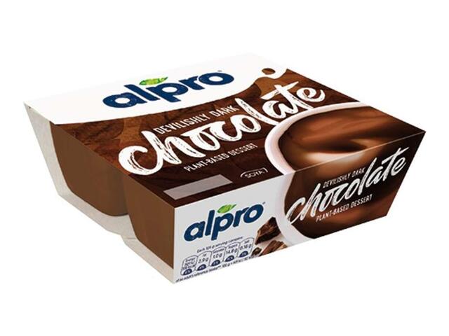 Alpro desert ciocolata neagra 4 x 125 g