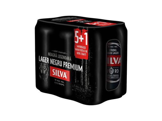 Bere Doza Silva Strong Dark 0.5L/6 Pack (5+1)