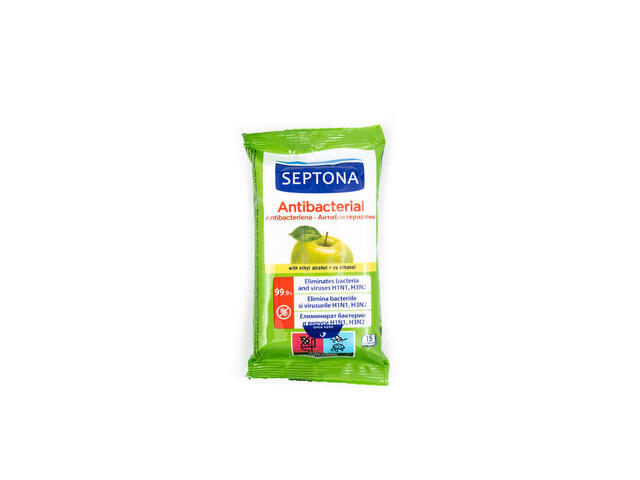 Septona Servetele umede antibacteriene 15 bucati