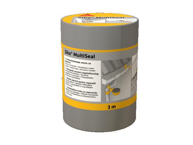 Banda sigilanta autoadeziva, Sika Multiseal, 20 cm x 3 m, gri