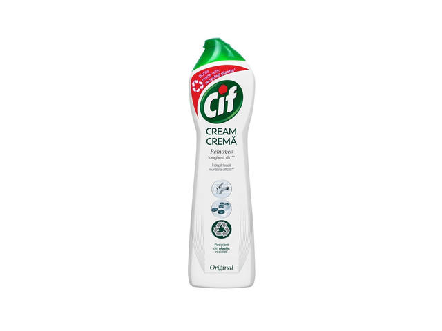 Crema pentru curatat Cif Original, suprafete dure, 0.5 l