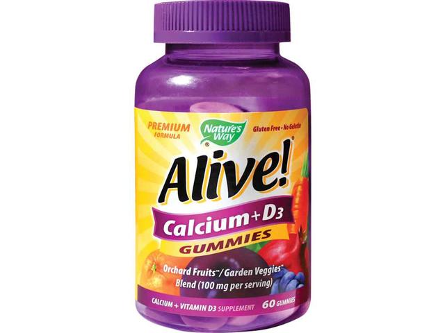 Alive!® Calcium + D3 Gummies