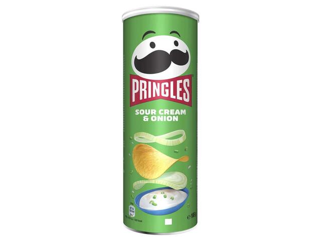 Pringles Chipsuri cu gust de smantana si ceapa 165 g