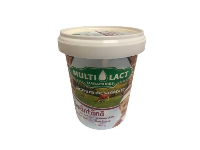 Smantana 33% grasime 500g Multilact