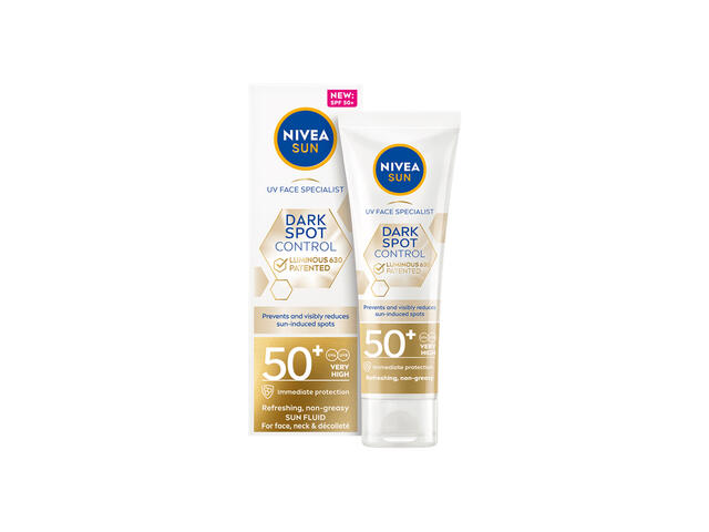 Crema Anti-Pete Nivea Sun Uv Face Specialist Spot Control Cu Fps50+, 40ML