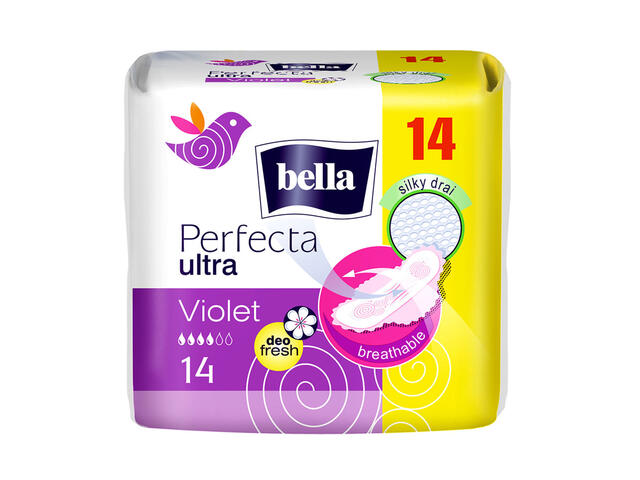 Absorbante Bella Perfecta Ultra Violet, 14 bucati