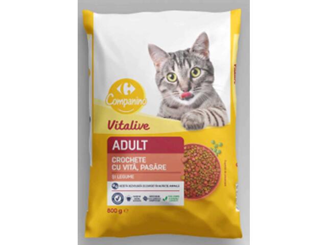 Hrana Uscata Pisici Cu Adaos De Peste Si Legume 800G