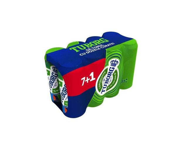 Tuborg Bere doza 7+1 0.5l