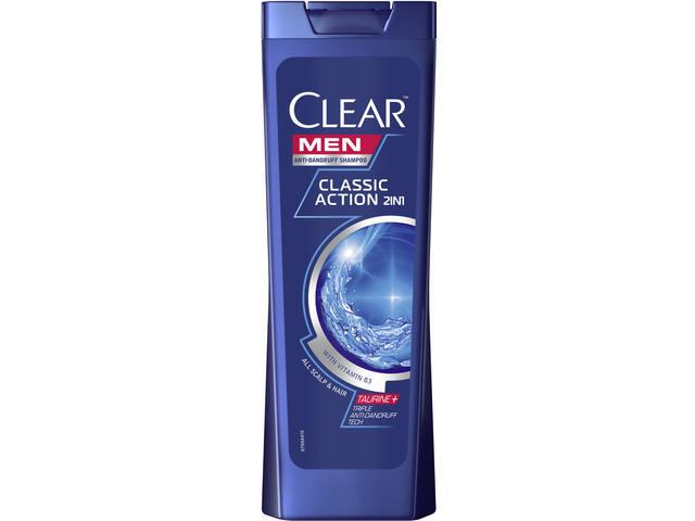 Sampon Antimatreata Clear Men Classic 250Ml