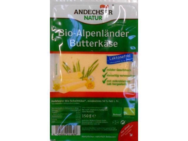 Branza bio, felii 150 g Andechser Natur