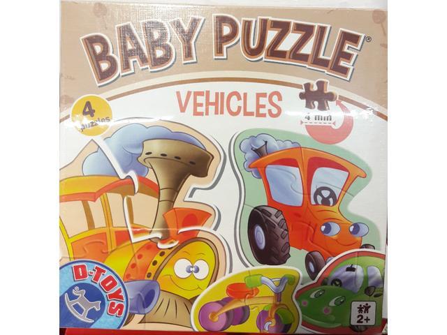 Puzzle vehicule Baby D-Toys tu