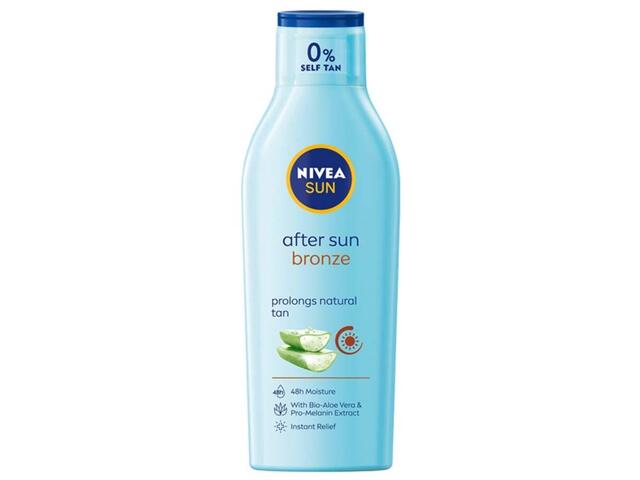 Lotiune corp Nivea After Sun Bronze Aloe Vera, dupa plaja, 200 ML