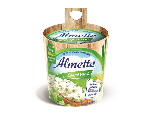 Almette crema de branza proaspata cu ceapa verde 150 g