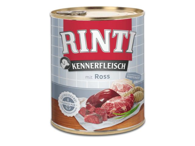Hrana umeda pentru caini Rinti cu cal 800 g