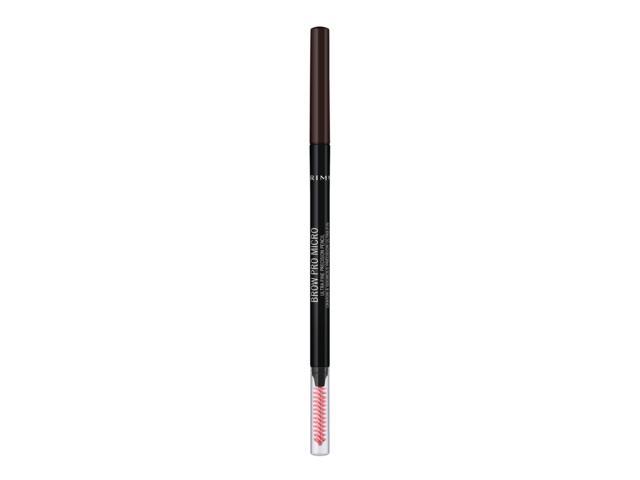 Creion pentru sprancene Rimmel London Brow Pro Microdefiner  - 003 Dark Brown, 0,09 g