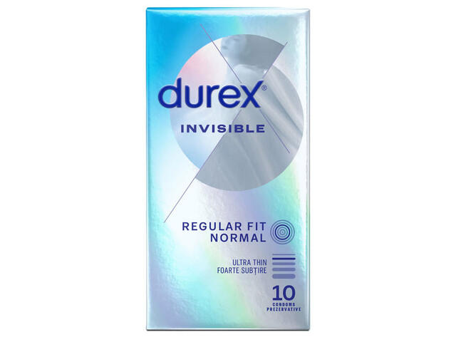 Prezervative Durex Invisible, 10 bucati