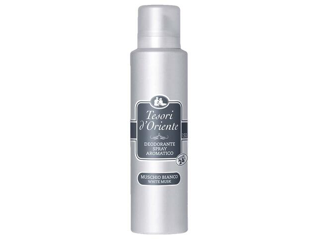 Deodorant spray Tesori D'Oriente Mosc Alb, 150 ML