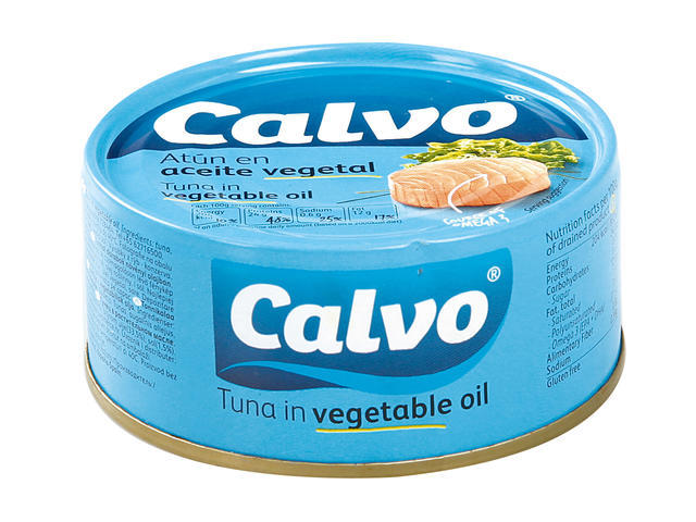 Calvo ton bucati in sos natur 160 g