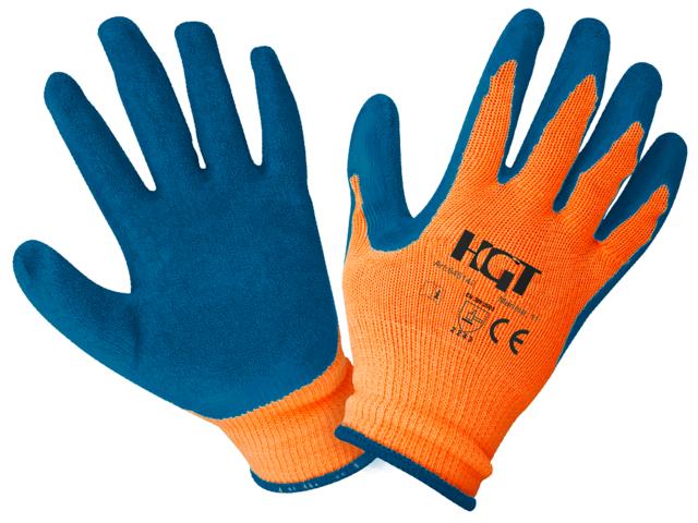 Manusi protectie tricotate Evotools Professional, marimea 10, latex/textil, Albastru