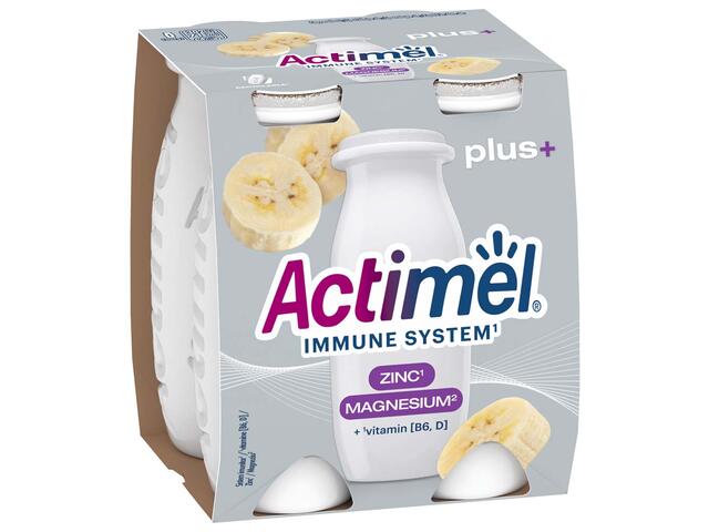 Actimel Băutură din iaurt cu banane, 1,5% grăsime, cu vitamine