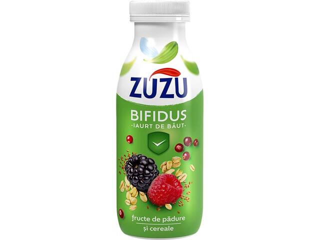 Iaaurt de baut, cu Bifidus, fructe de padure si cereale 320g Zuzu