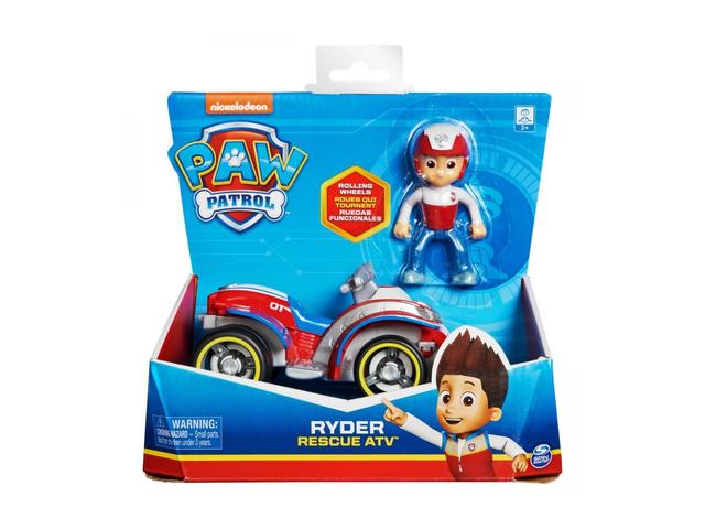 Masinuta cu figurina Paw Patrol, Ryder, 20127846