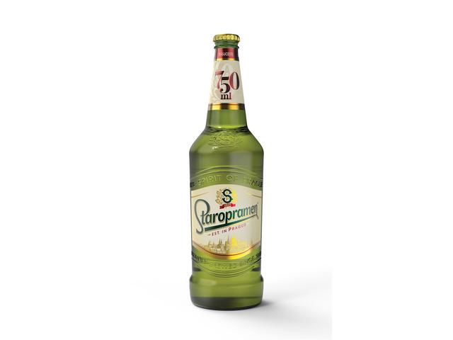 Staropramen bere blonda sticla 0.75 l